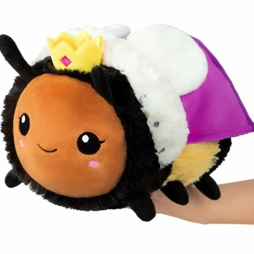 Squishable 7 Inch Mini Queen Bee Plush Toy - Owl & Goose Gifts