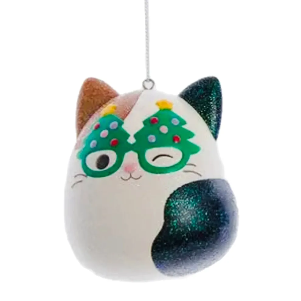 Squishmallow 3" Character Ornament - CAM THE CAT GLASSES