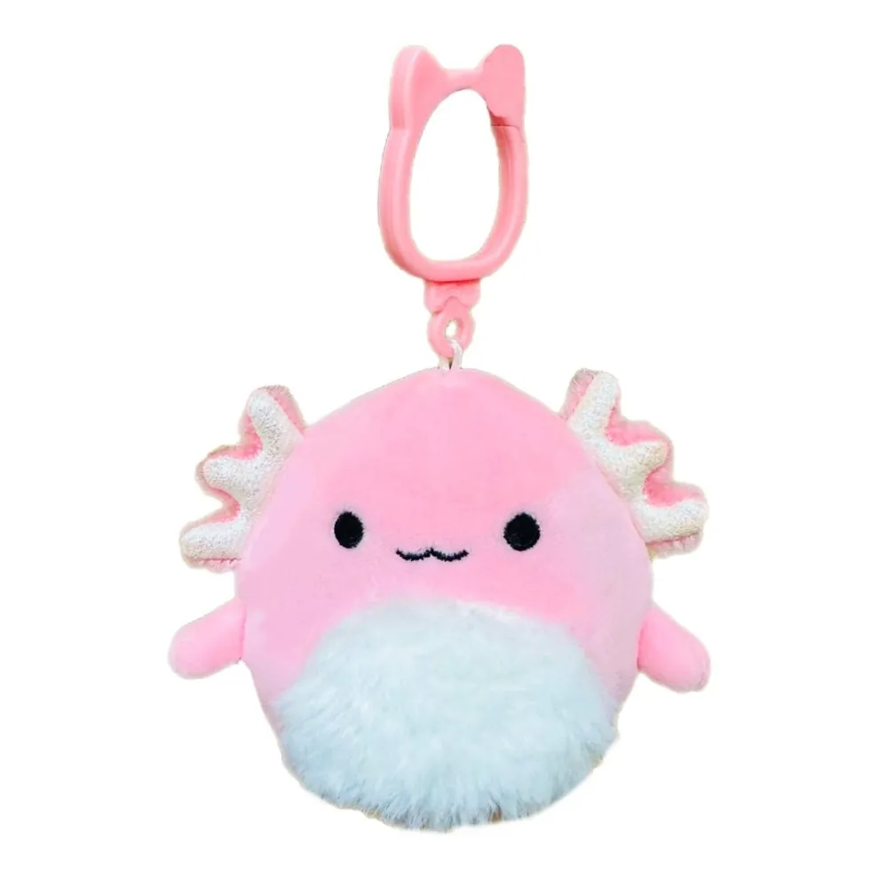 Squishmallow 3.5 Inch Archie the Axolotl Plush Clip - Owl & Goose Gifts