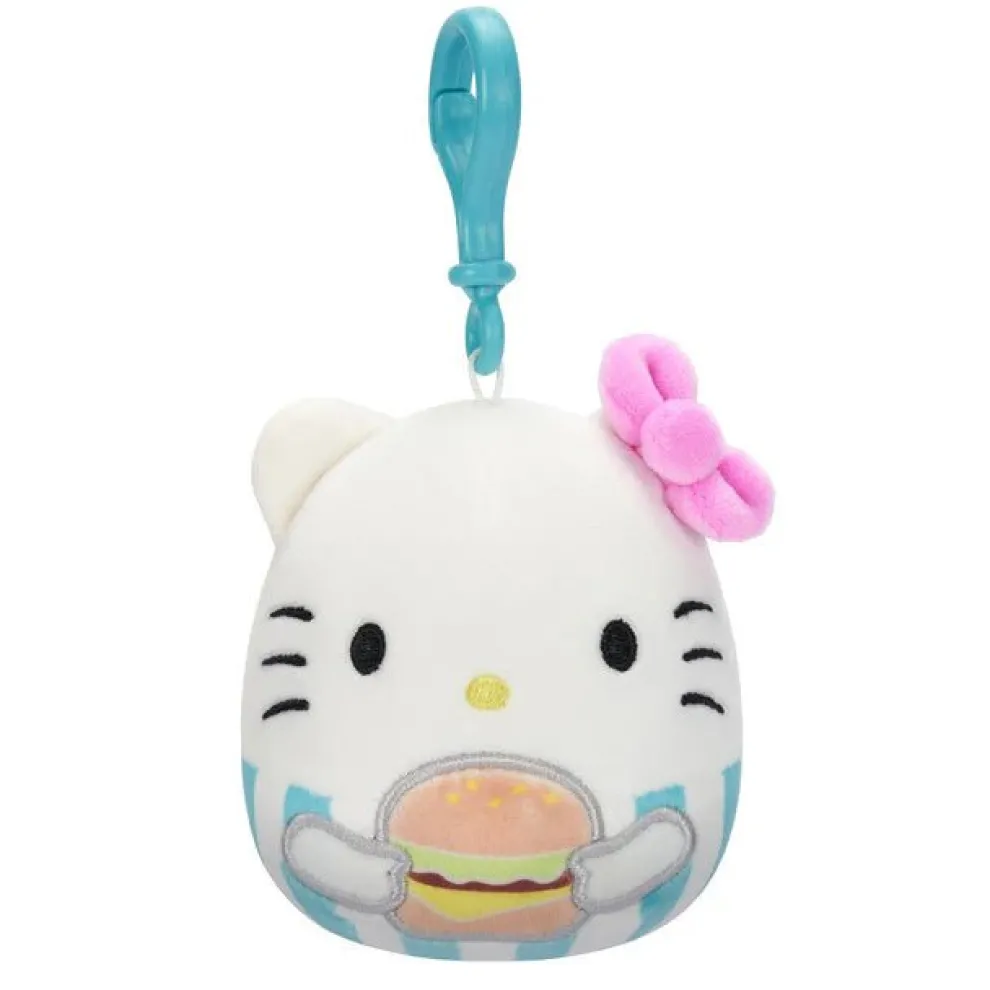 Squishmallow 3.5 Inch Sanrio Food Truck Hello Kitty Plush Clip - Owl & Goose Gifts