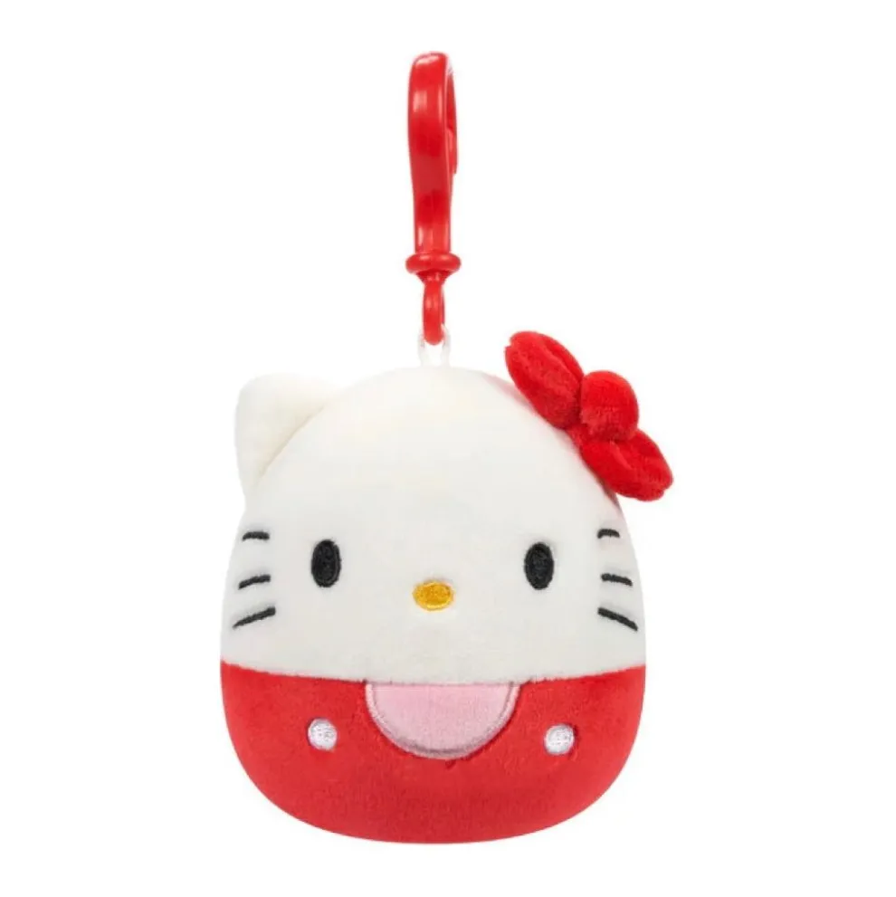 Squishmallow 3.5 Inch Hello Kitty the Sanrio Plush Clip - Owl & Goose Gifts