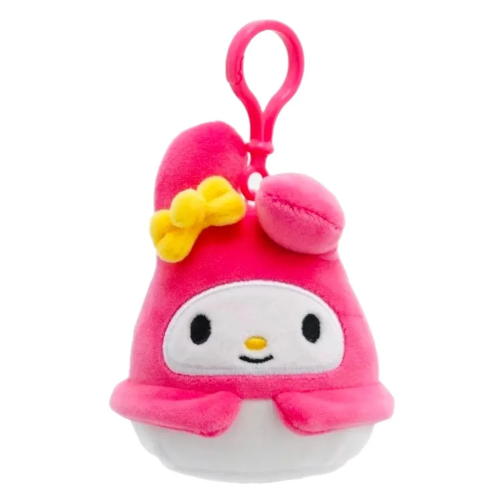 Squishmallow 3.5 Inch My Melody the Sanrio Plush Clip - Owl & Goose Gifts