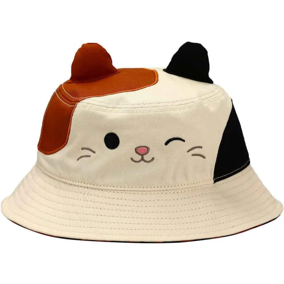 Squishmallow Cam the Cat Bucket Hat - Adult One Size - Owl & Goose Gifts