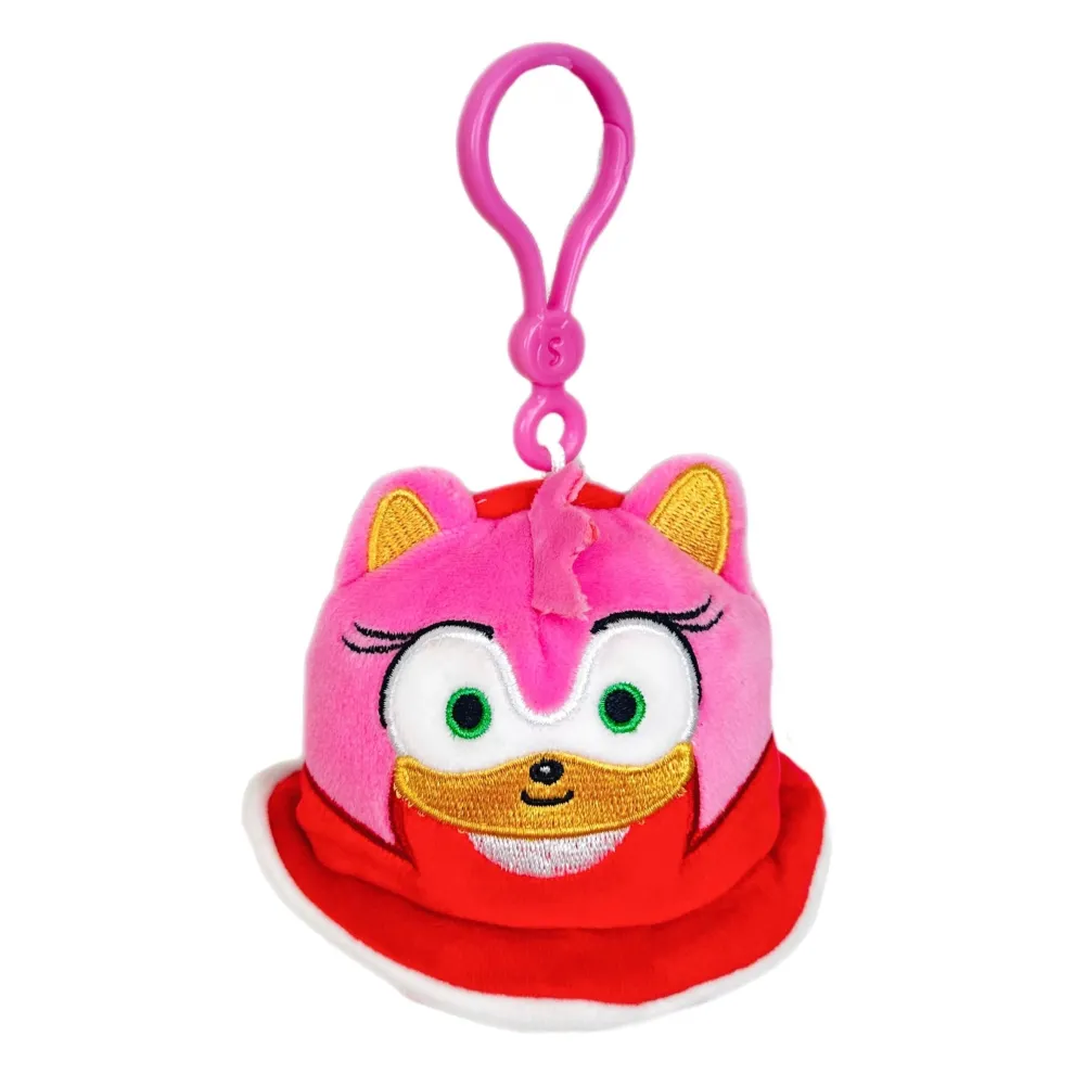 Squishmallow Clip Sonic the Hedgehog AMY - Sega 3.5 Inch