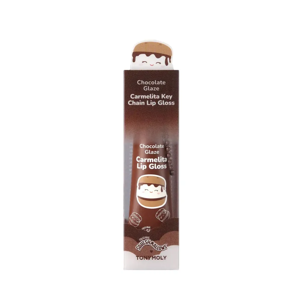 Squishmallow X TONYMOLY Carmelita's Chocolate Glaze Lip Gloss