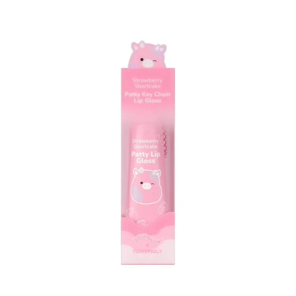 Squishmallow X TONYMOLY Patty's Strawberry Shortcake Lip Gloss - Owl & Goose Gifts