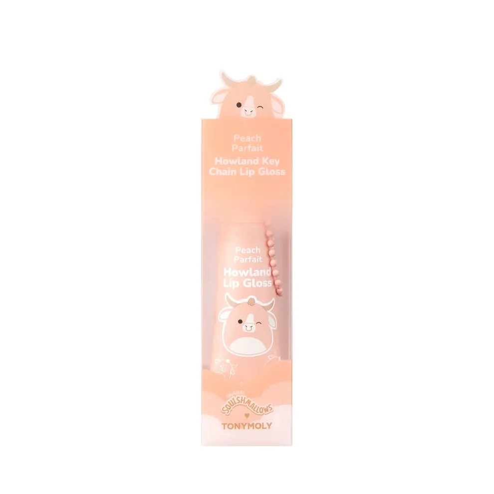 Squishmallow X TONYMOLY Howland's Peach Parfait Lip Gloss