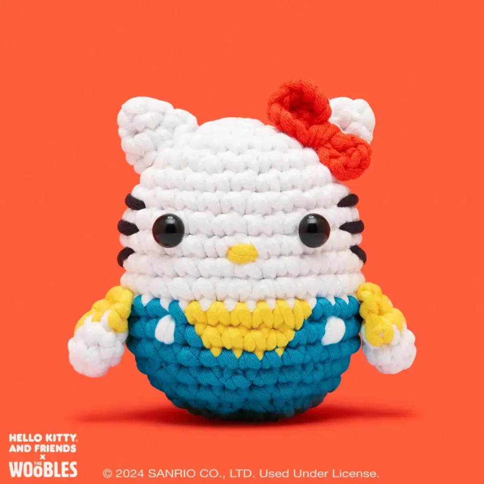 The Woobles Hello Kitty Beginner Crochet Kit - Owl & Goose Gifts