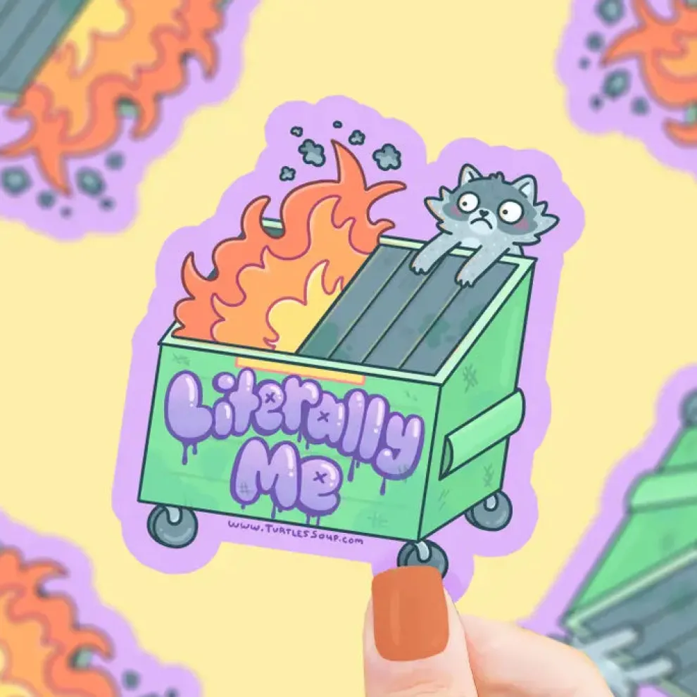 Turtle's Soup Bee-Haw Cowboy Vinyl Sticker - Owl & Goose Gifts