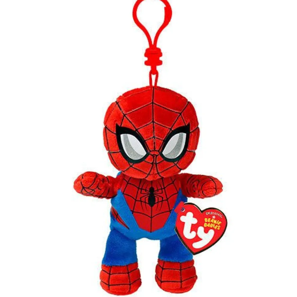 Ty Beanie Babies 4 Inch Marvel Spiderman Plush Clip - Owl & Goose Gifts