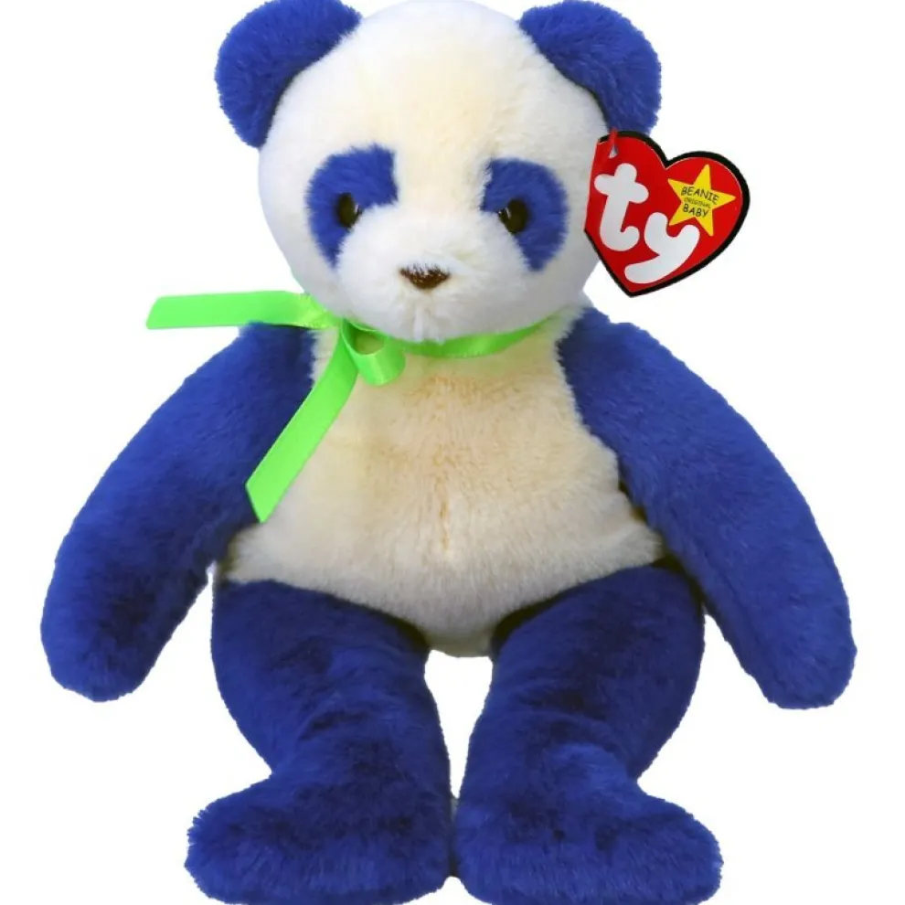 Ty Beanie Babies Domino the Panda 30th Anniversary Plush Toy