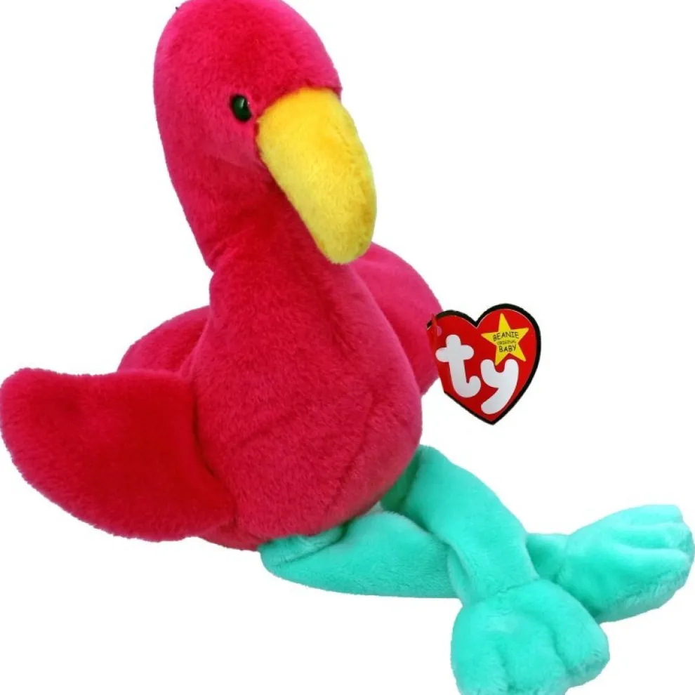 Ty Beanie Babies Fraya the Flamingo 30th Anniversary Plush Toy