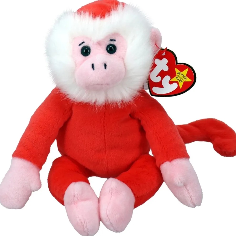 Ty Beanie Babies Foster the Monkey 30th Anniversary Plush Toy - Owl & Goose Gifts