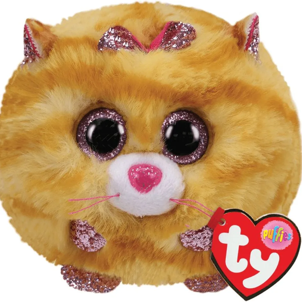 Ty Beanie Balls 4 Inch Tabitha the Cat Plush Toy - Owl & Goose Gifts
