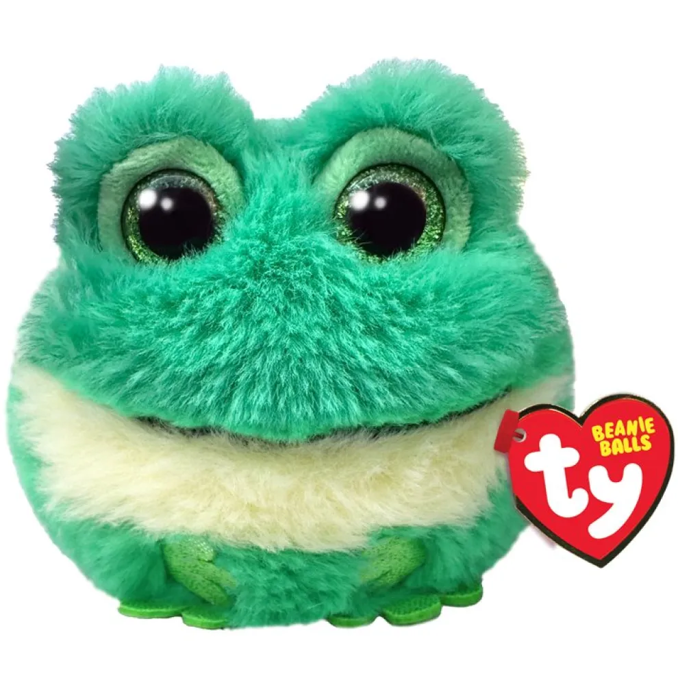 Ty Beanie Balls 4 Inch Gilly the Frog Plush Toy - Owl & Goose Gifts