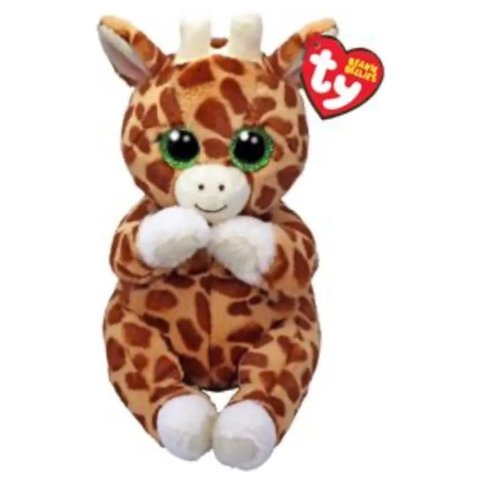 Ty Beanie Bellies 8 Inch Tippi the Giraffe Plush Toy - Owl & Goose Gifts