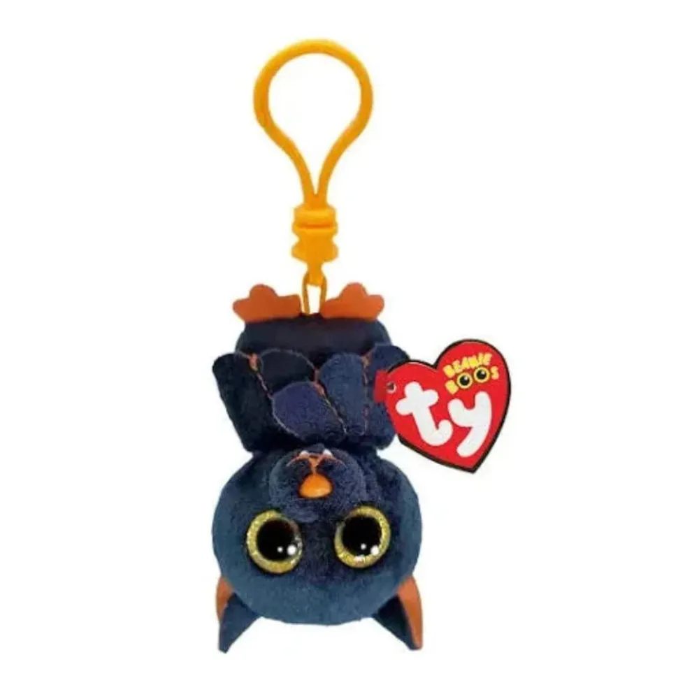 Ty Beanie Boos 3 Inch Nyx the Bat Halloween Plush Clip - Owl & Goose Gifts