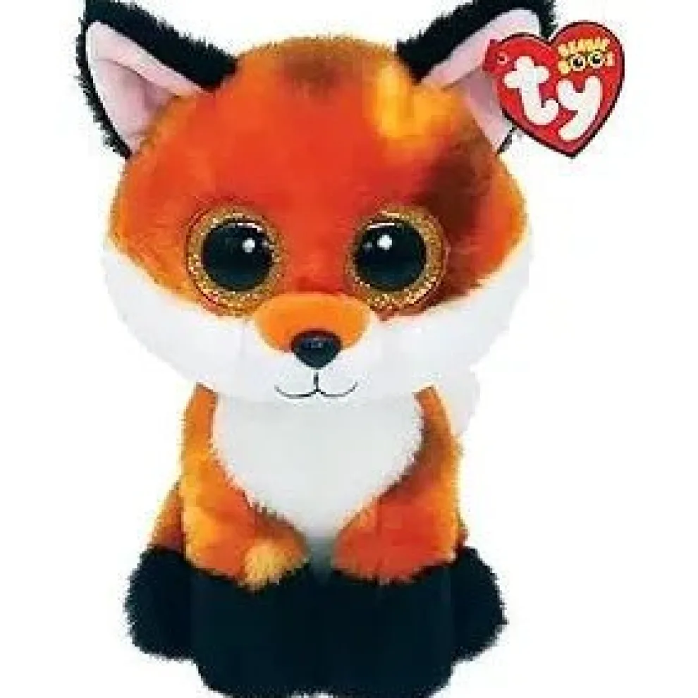 Ty Beanie Boos 6 Inch Meadow the Fox Plush Toy - Owl & Goose Gifts