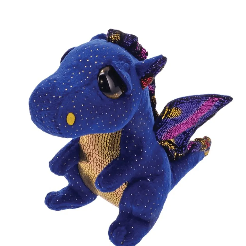Ty Beanie Boos 6 Inch Saffire the Dragon Plush Toy - Owl & Goose Gifts