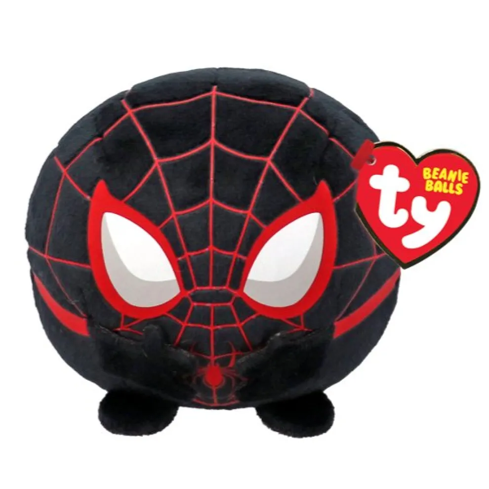 Ty Puffies Beanie Ball 4 Inch Miles Morales Spiderman - Owl & Goose Gifts