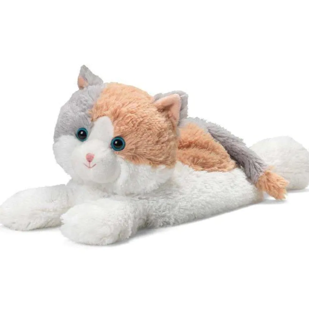 Warmies 13 Inch Calico Cat Microwavable Plush Toy - Owl & Goose Gifts