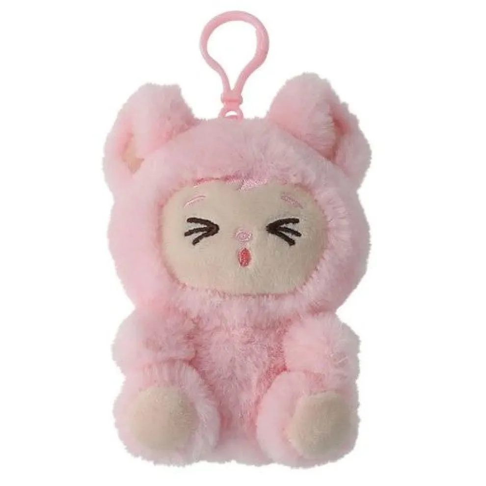 Yoonique Toys LaBabies 4.5 Inch ViVi Pink Plush Clip