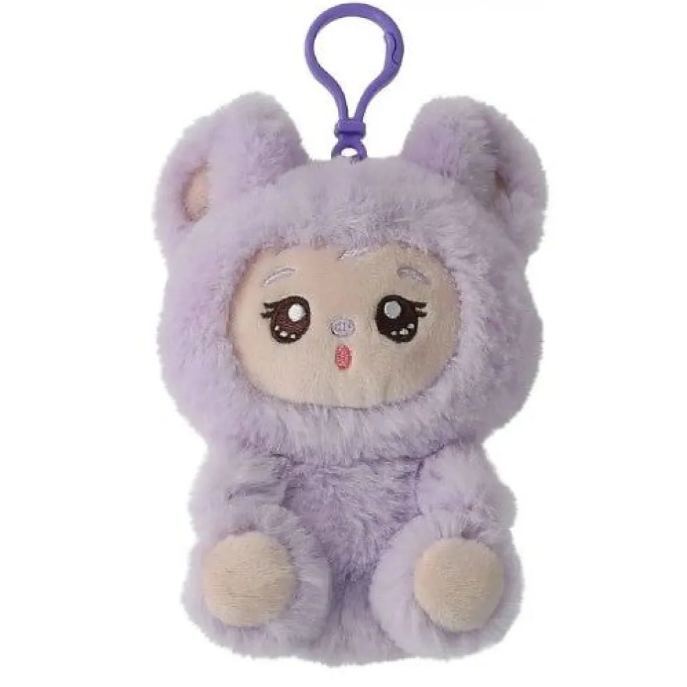 Yoonique Toys LaBabies 4.5 Inch LiLi Purple Plush Clip